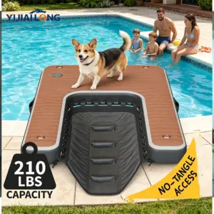 Rampe gonflable pour chien 60x40 cm, antidérapante et stable