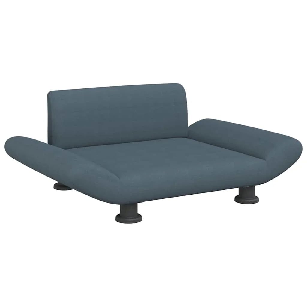 Lit moelleux pour chien gris foncé, 70x45x28 cm – Image 2