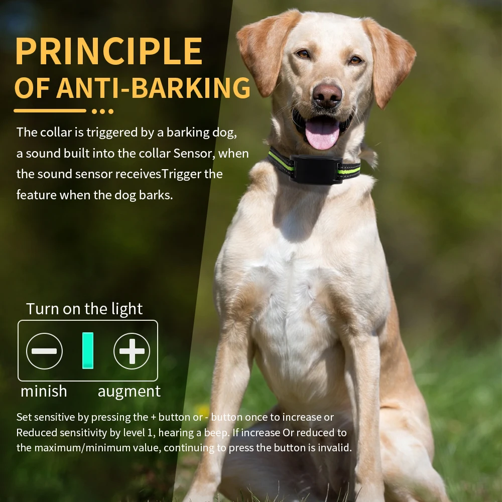 Collier anti-aboiement à ultrasons pour chien, dispositif automatique – Image 3