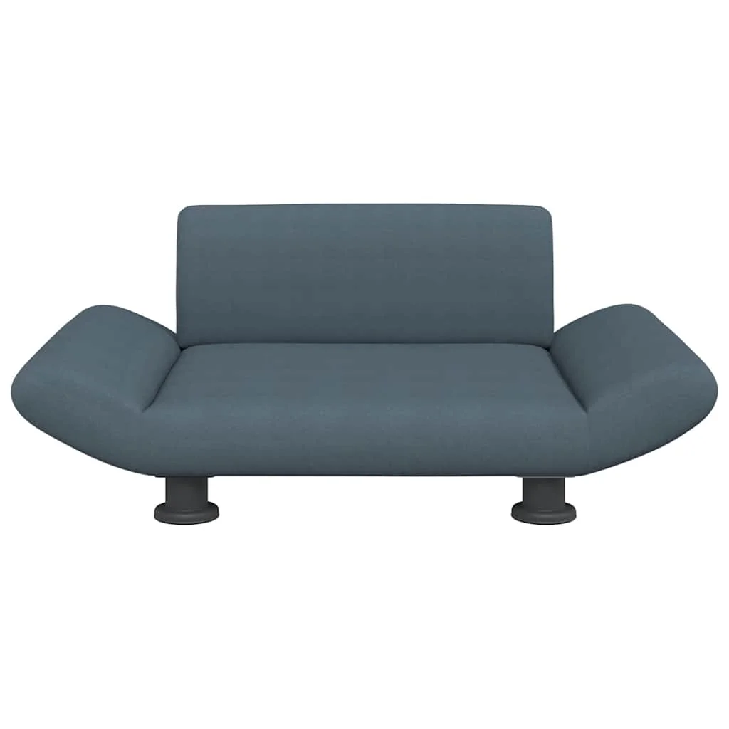 Lit moelleux pour chien gris foncé, 70x45x28 cm – Image 3