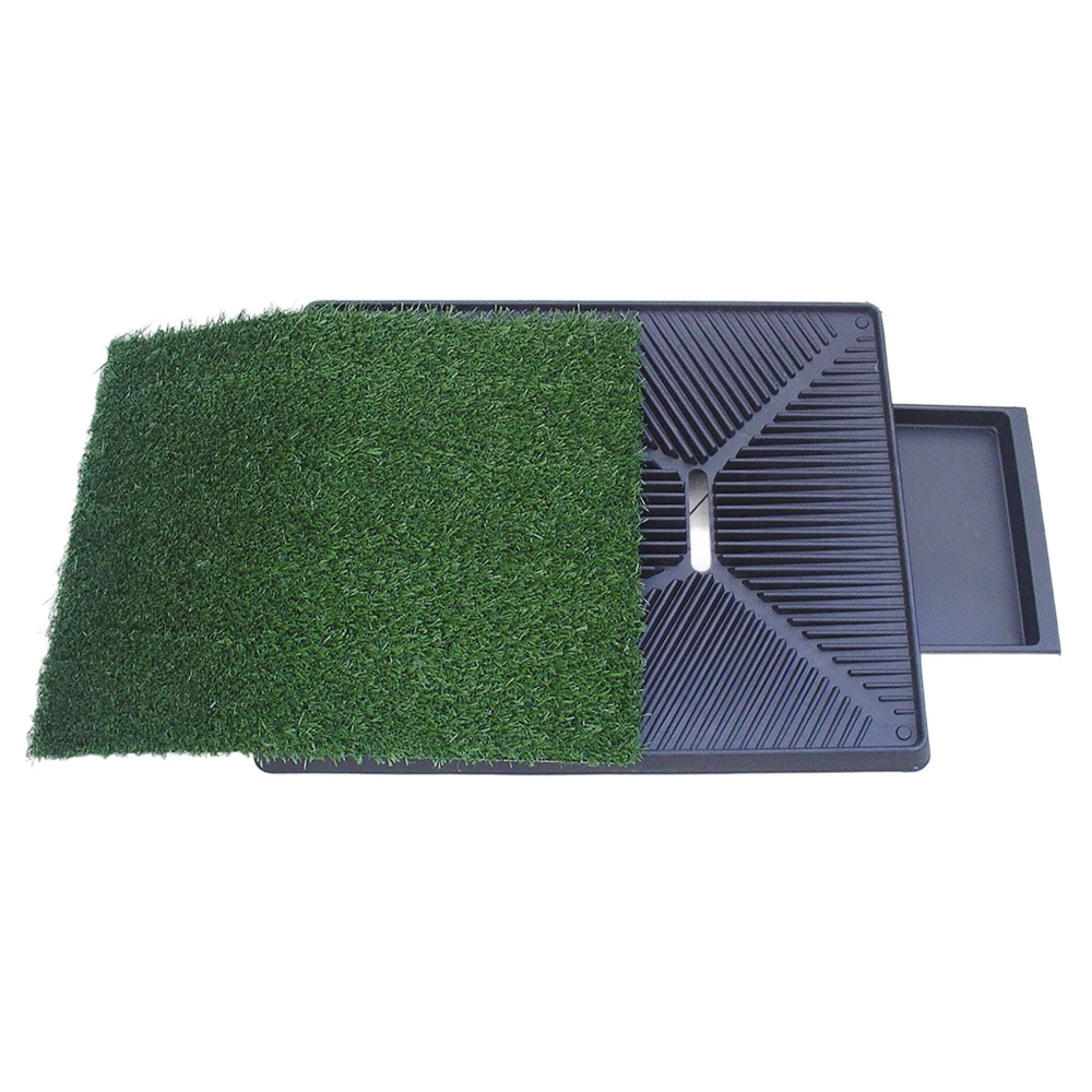 Toilette pour chiot avec bac de drainage et tapis d'apprentissage – Image 3