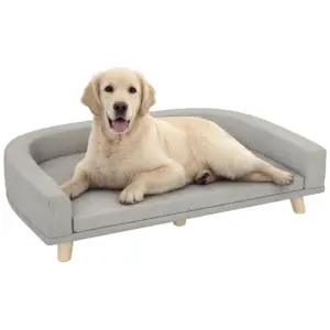 Canapé pour chien design scandinave avec coussin déhoussable