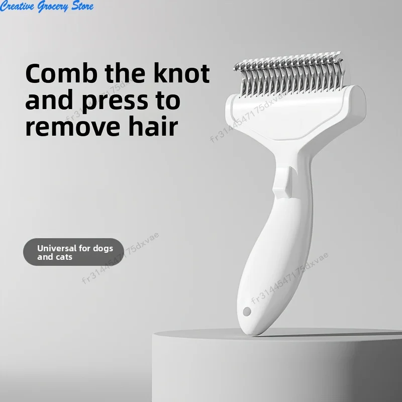Brosse démêlante à un clic pour chien à poils longs – Image 4