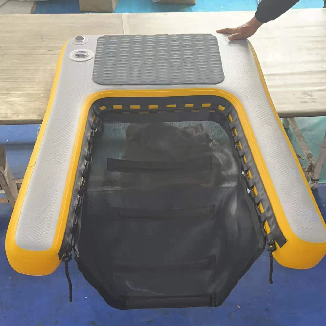 Rampe gonflable pour chien 120 cm, plateforme flottante antidérapante – Image 3