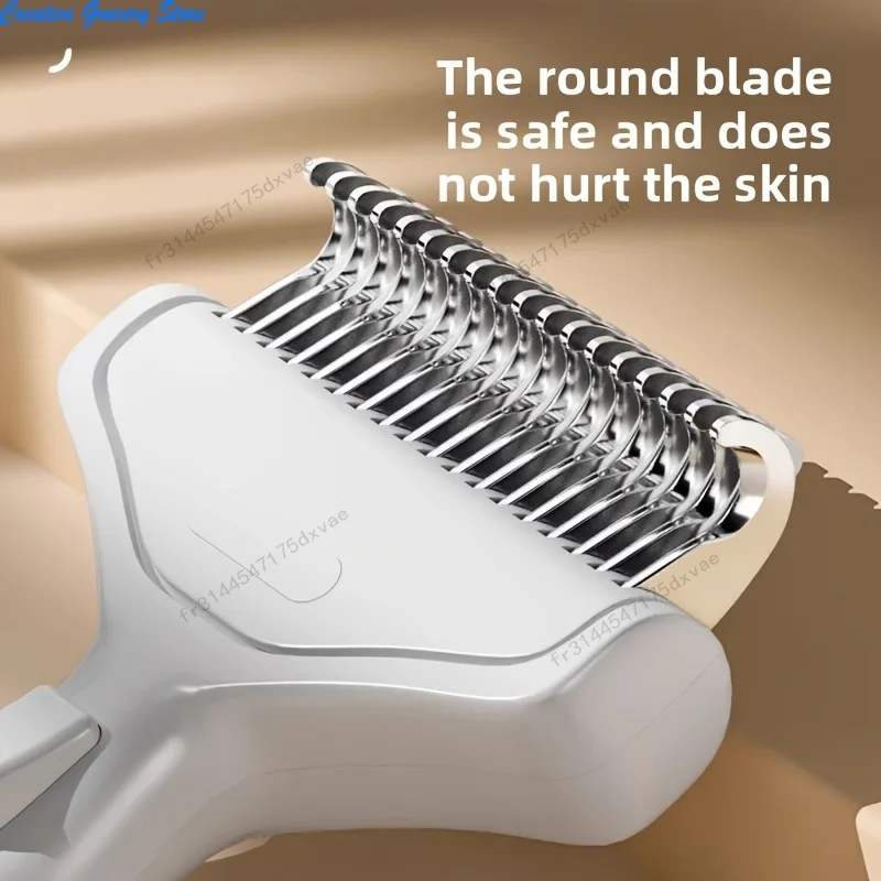Brosse démêlante à un clic pour chien à poils longs – Image 3