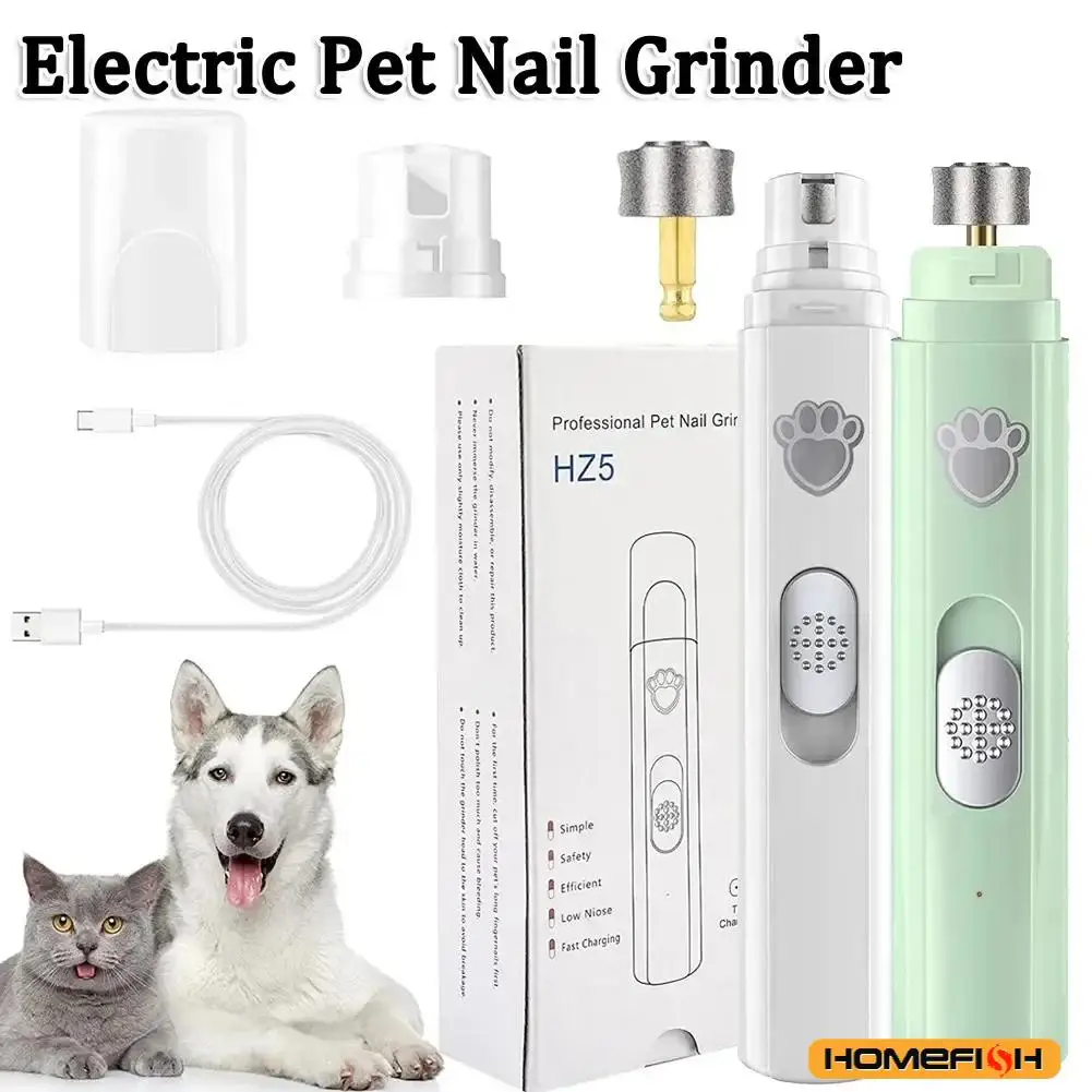 Lime à ongles électrique USB pour chien, coupe indolore et silencieuse – Image 2