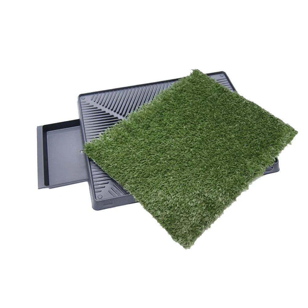 Toilette pour chiot avec bac de drainage et tapis d'apprentissage – Image 2