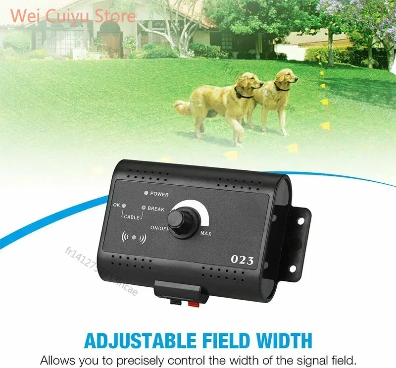 Clôture sans fil améliorée pour chien avec portée ajustable – Image 4