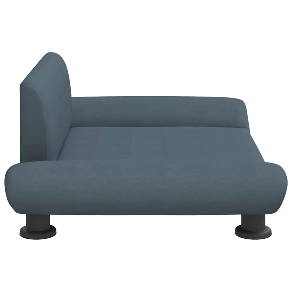 Lit moelleux pour chien gris foncé, 70x45x28 cm – Image 4