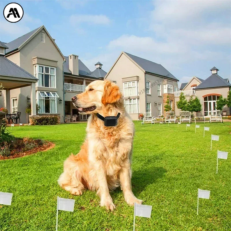 Clôture électrique sans fil pour chien avec télécommande et bip – Image 4