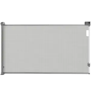 Barrière rétractable pour chien, filet extensible, largeur 149 cm, sécurité escalier