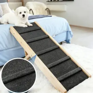 Rampe pliable antidérapante pour chien, réglable en hauteur, échelle d'escalade