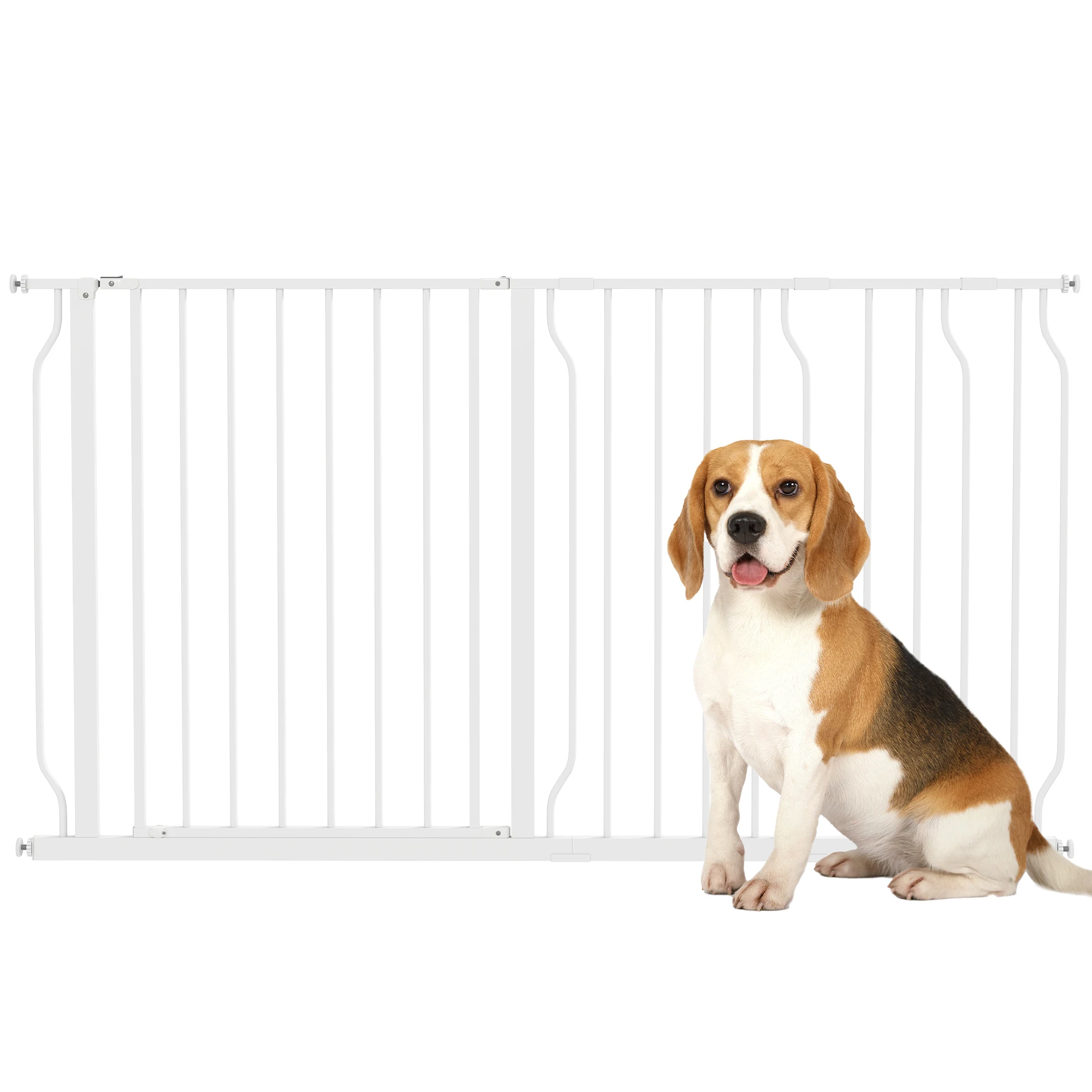 Barrière extensible 75-145 cm sans perçage pour chien