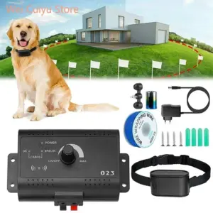 Clôture sans fil améliorée pour chien avec portée ajustable