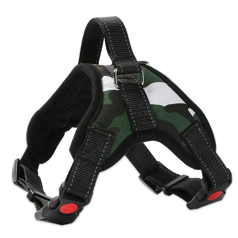 Harnais gilet en nylon respirant à dégagement rapide pour chien – Image 4