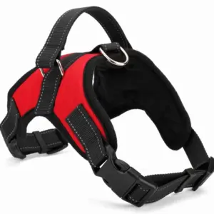 Harnais gilet en nylon respirant à dégagement rapide pour chien